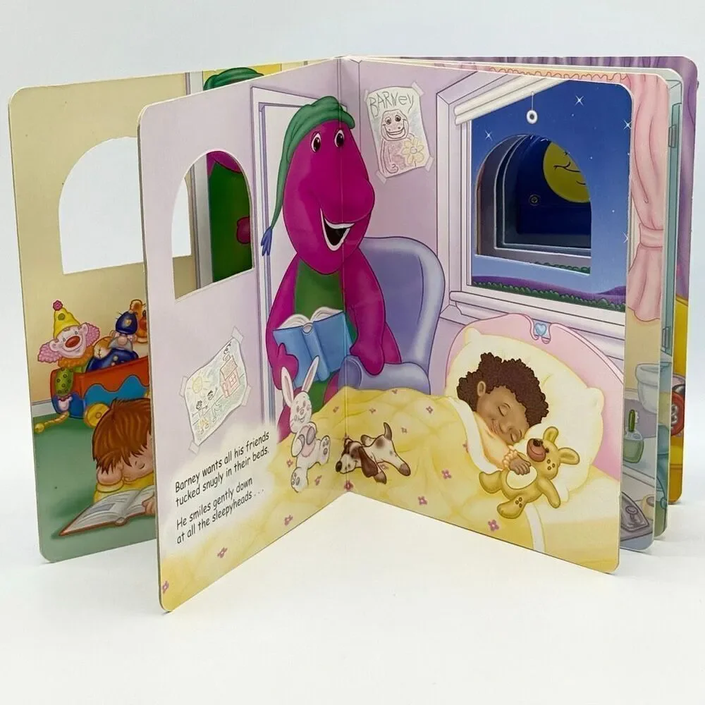 Becker & Mayer Barney Says Night Night Vintage Hardback Book for Toddlers